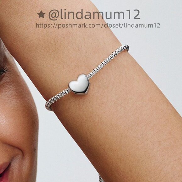 Pandora Be Love Engravable Heart Charm - Picture 5 of 8